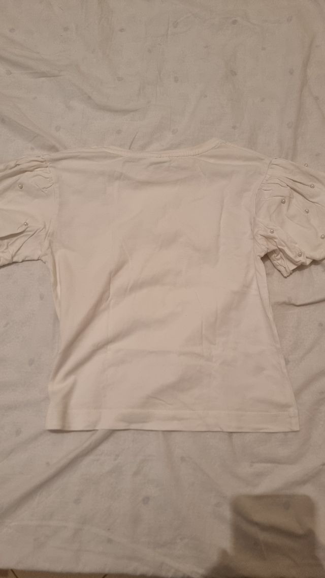 Maglietta bimba 9 anni bianca