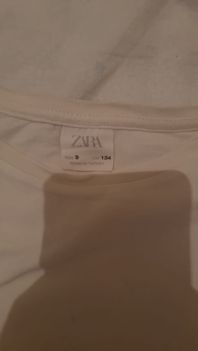 Maglietta bimba 9 anni bianca