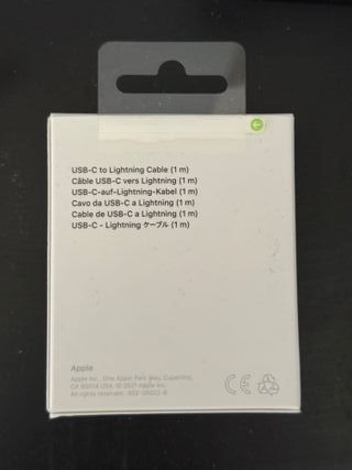 Apple cavo da USB-C a lightning 1m ORIGINALE NUOVO