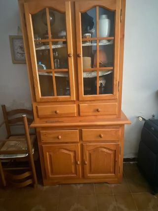 Vitrina madera estilo provenzal