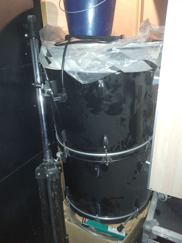 batería deep percusion doble bombo