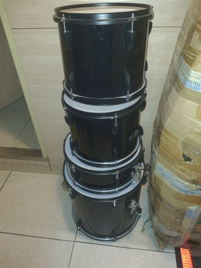 batería deep percusion doble bombo