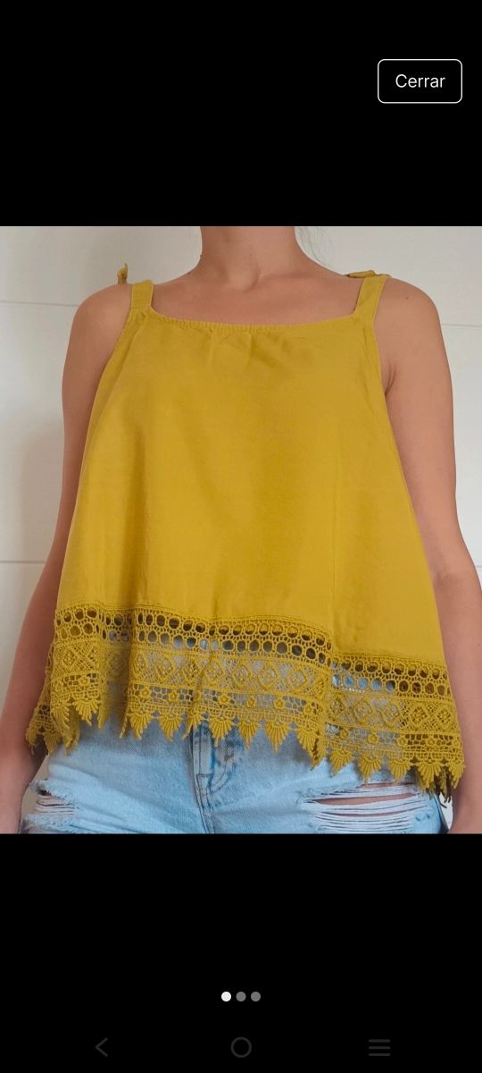 Blusa crochet 