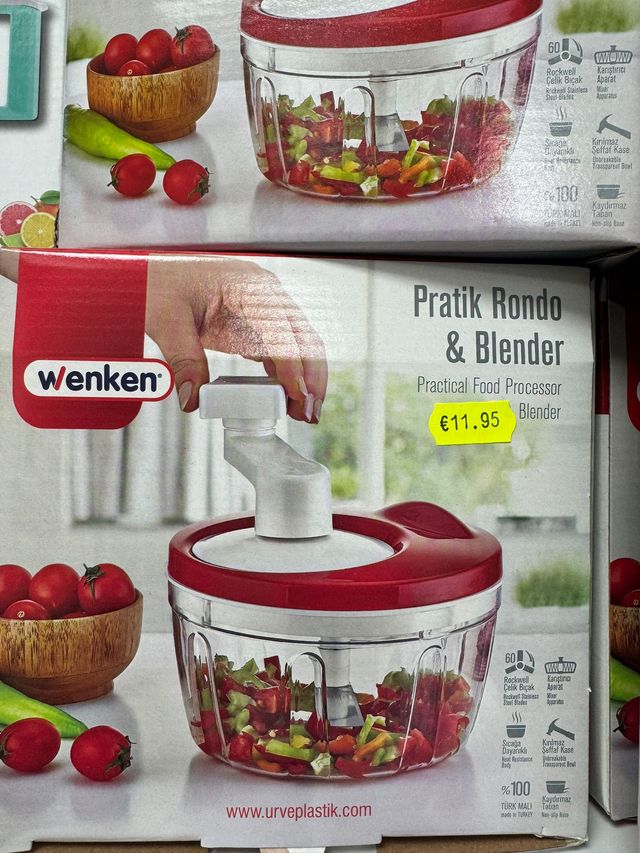 picadora manual o procesador de alimentos manual