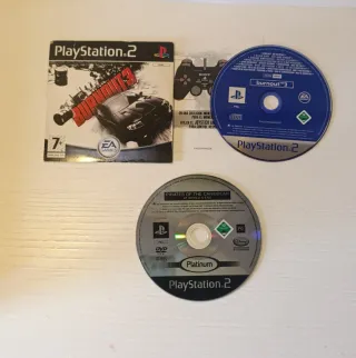 PS2 Burnout 3 Demo & Piratas del Caribe juego