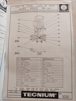 Bomba Tecnium BXSVv-2.06 IV