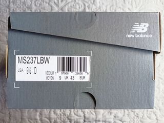 Zapatillas New Balance 237 talla 43 azul