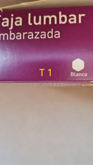 Faja lumbar embarazada