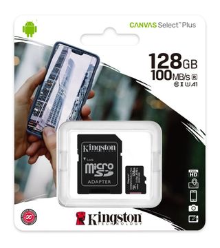 Tarjeta MicroSD Kingston 128GB + Adaptador SD