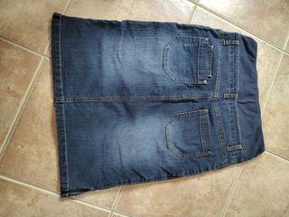 Falda vaquera premamá talla 38