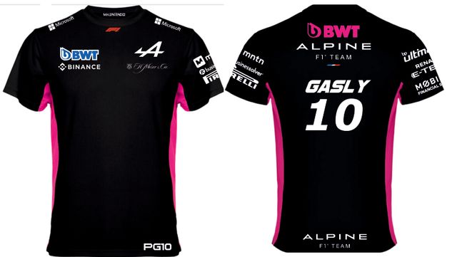 Camiseta Formula 1 Alpine - No Oficial