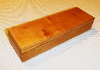 ANTIGUA CAJA DE SELLOS DE MADERA DE HAYA