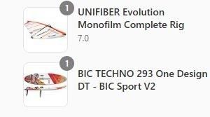Bic Techno 293 One Design - Tabla Windsurf