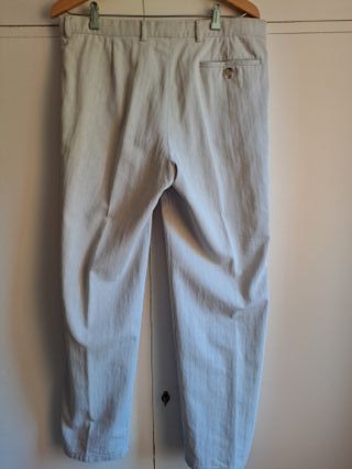 Pantalones Burberry caballero color arena T.46