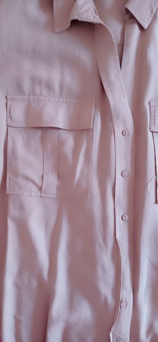 Blusa beige Stradivarius - Talla S