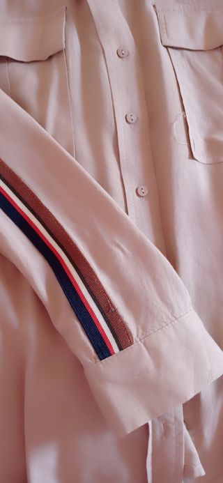 Blusa beige Stradivarius - Talla S