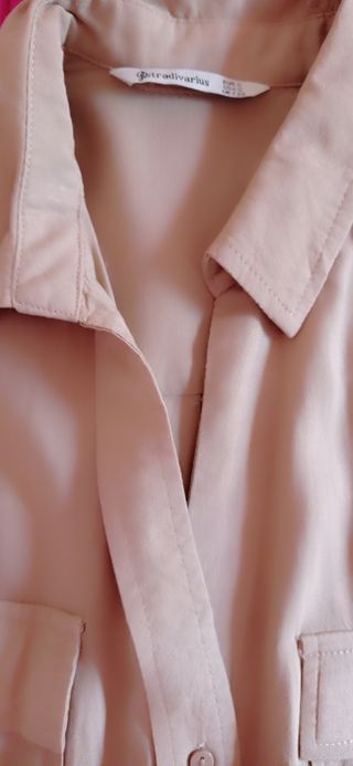 Blusa beige Stradivarius - Talla S