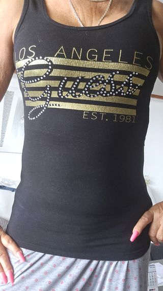 Camiseta Guess negra - Talla M