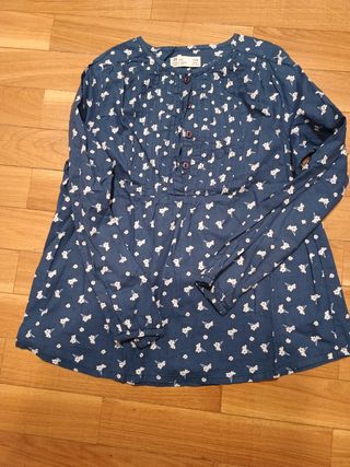 Blusa ZY Girl niña 7/8 años azul