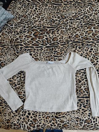 Crop top Stradivarius camiseta blusa 