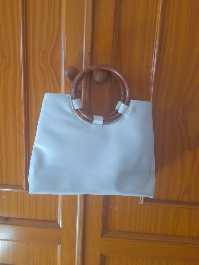Bolso de kerastase blanco crudo