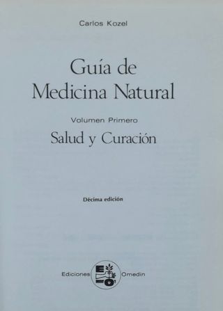 Guia de medicina natural libros