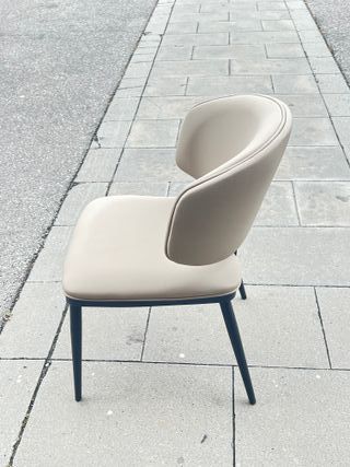 Silla de polipiel para comedor o restaurante