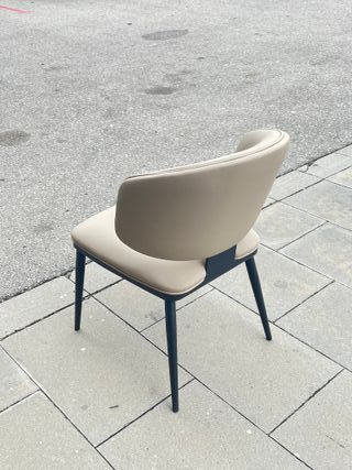 Silla de polipiel para comedor o restaurante