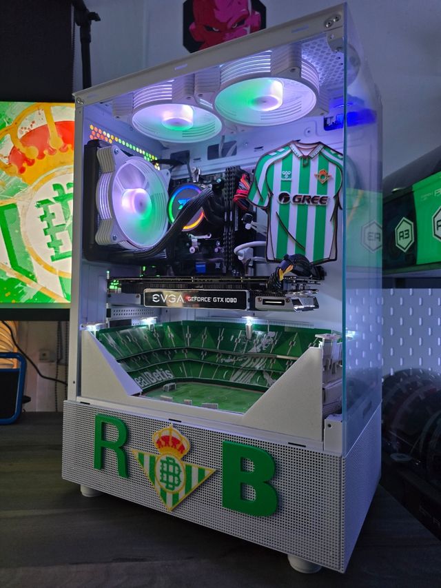 Pc Gaming Ryzen 5 con 1080 del Betis 
