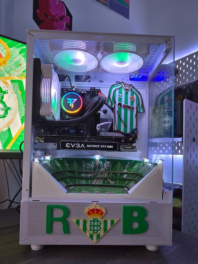 Pc Gaming Ryzen 5 con 1080 del Betis 