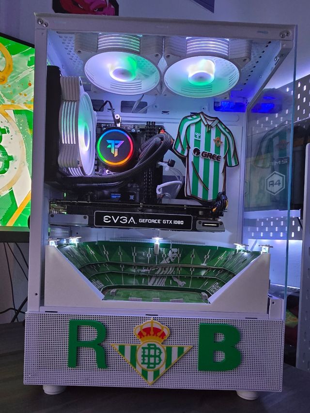 Pc Gaming Ryzen 5 con 1080 del Betis 