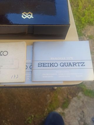 🇯🇵LOTE 4 CAJAS SEIKO Y 5 MANUALES🇯🇵