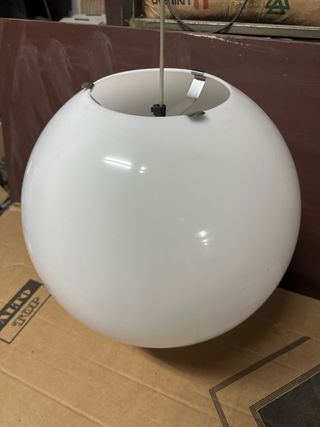 Lámpara balón blanca