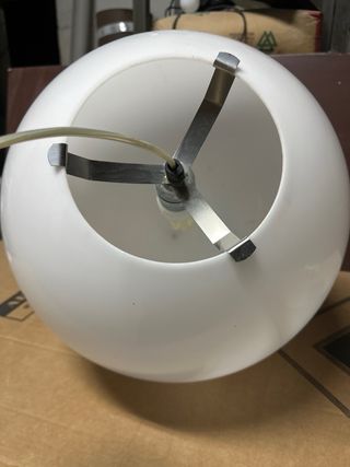 Lámpara balón blanca