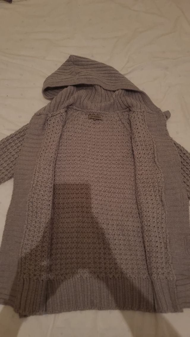 Giacca Cardigan Uomo Grigio - Lana