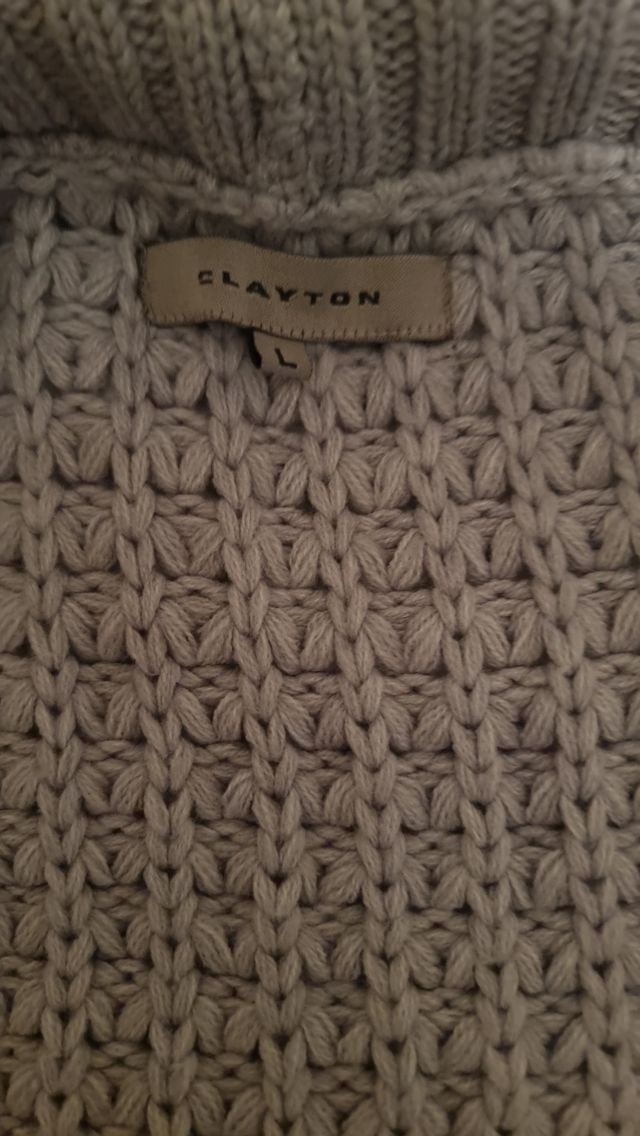 Giacca Cardigan Uomo Grigio - Lana