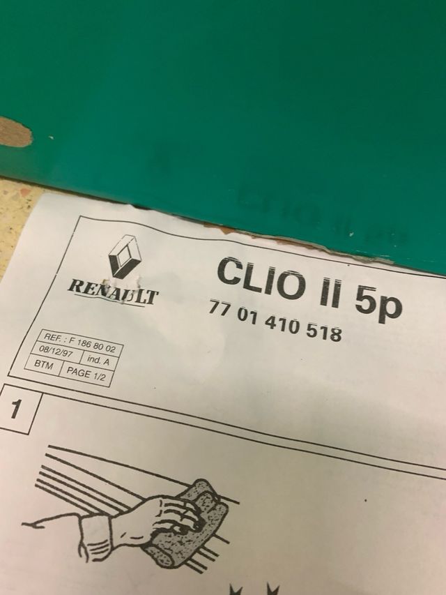 Barras techo renault clio 7701410518