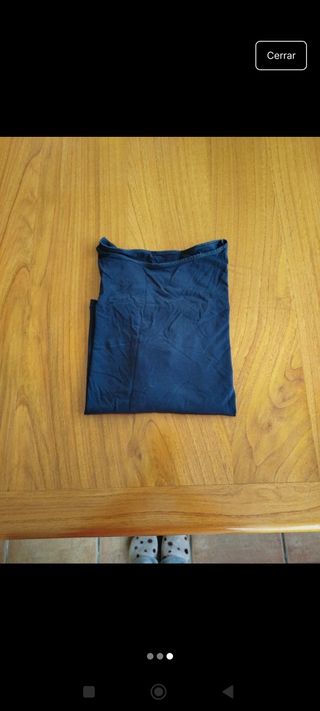 Camiseta térmica fina negra - Talla M
