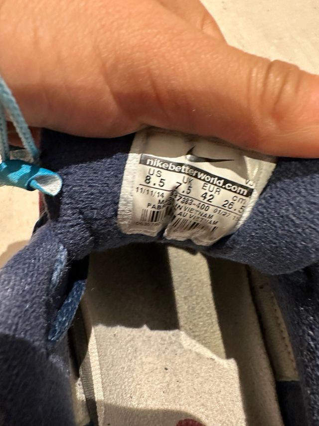 Nike Air Max 1 Azul-Rojo EU42