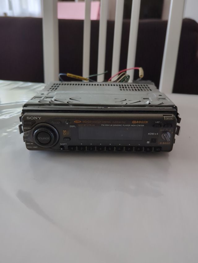 Sony MDX-C7970R Minidisc Reproductor