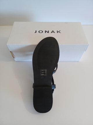 JONAK sandalias Warren-Bis, talla 37 plantilla 24c