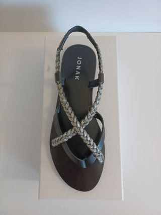 JONAK sandalias Warren-Bis, talla 37 plantilla 24c