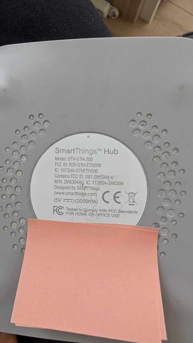 Samsung SmartThings Hub 2a generación