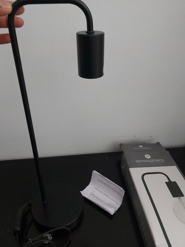 Lámpara Escritorio Atmosfera - Negra