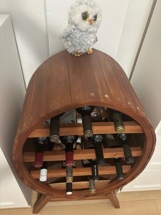 Botellero de madera acacia- Oferta Barril Nuevo