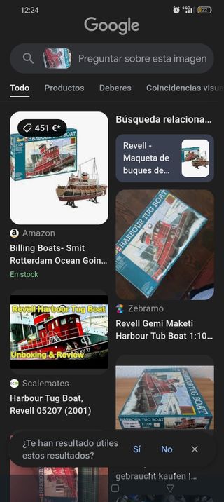 Maqueta barco remolcador Revell 1:108