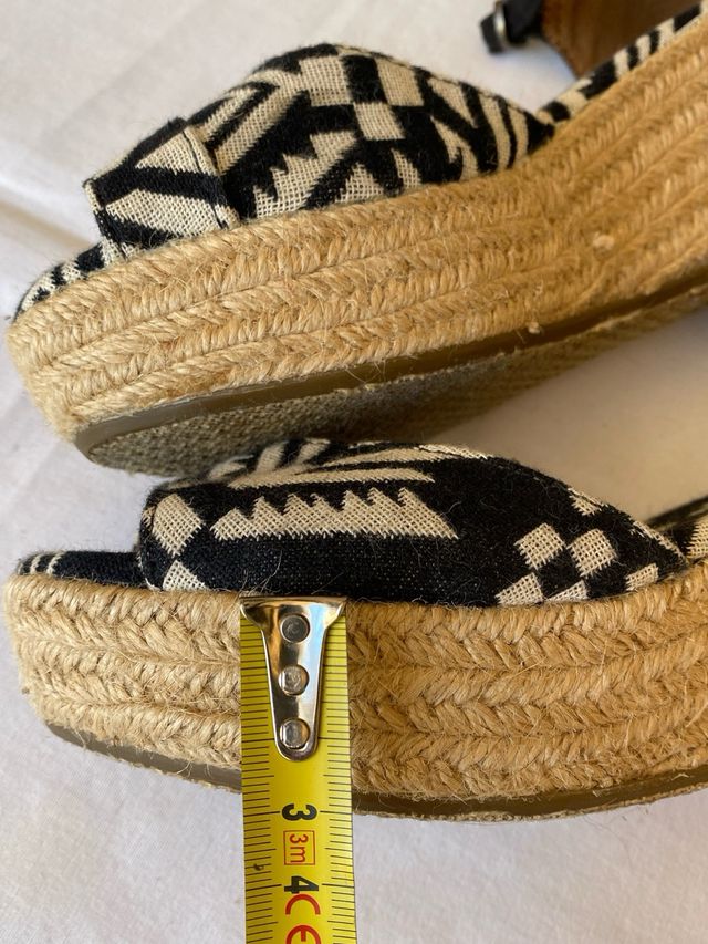 Sandalias cuña TOMS - Talla 38