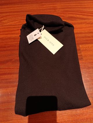 Jersey cuello vuelto Pier One - Negro - Talla L