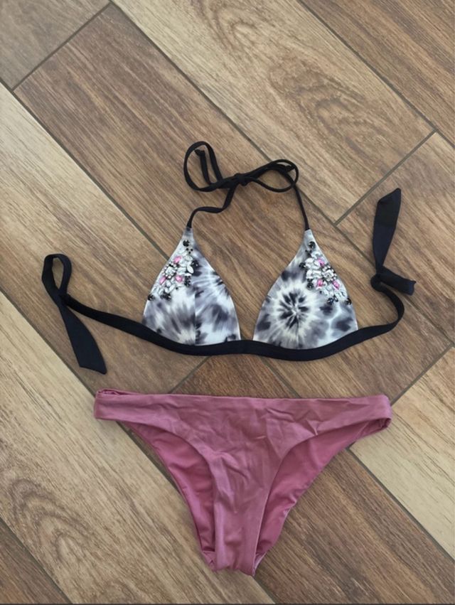 Bikini Yamamay Tie-Dye Rosa e Grigio