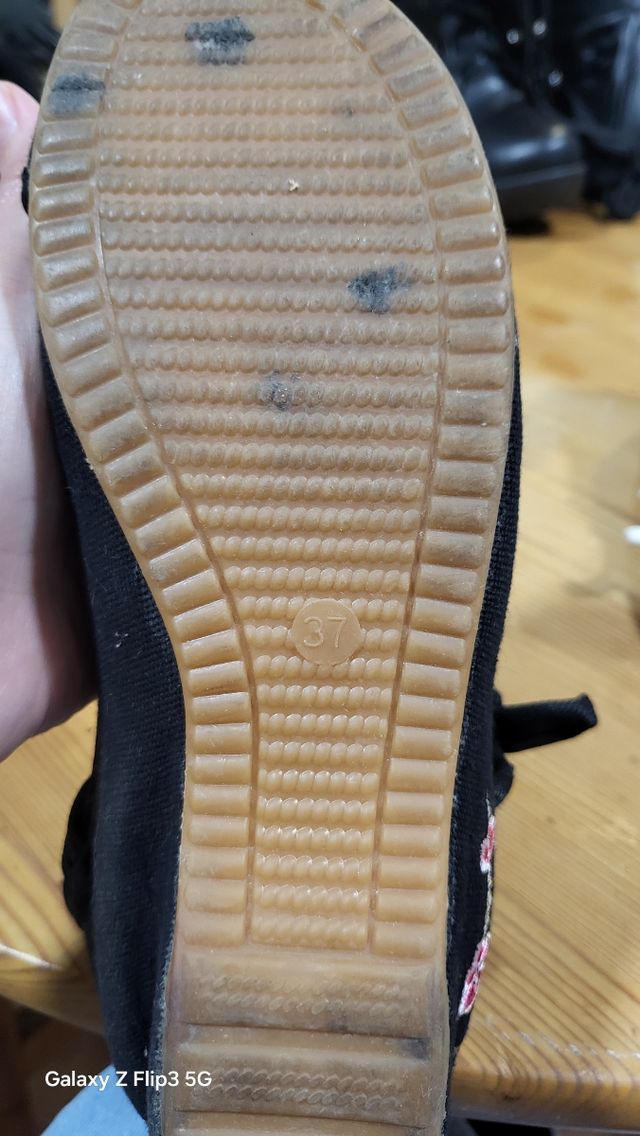 Zapatos bordados estilo oriental